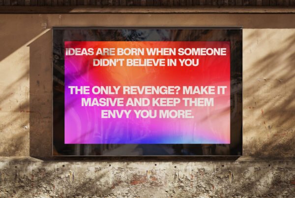 IDEAS ARE BORN.  Poster Design · Typography · Conceptual